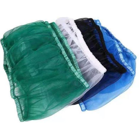 Housse en filet, tissu doux et aéré pour une ventilation optimale, housse de cage à oiseaux en gaze légère lavable en machine, récupérateur de graines pour cage à oiseaux