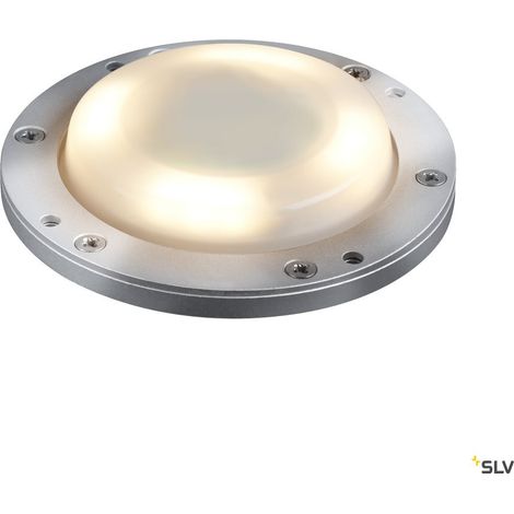 Encastré de sol ext SMALL PLOT module LED LED 3W 3000K IP67 inox 316 - SLV - 1006171 (1/4)