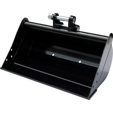 Baggerzubehör, zahnloser Löffel, kompatibel mit Minibaggern, 600MM (1/2)
