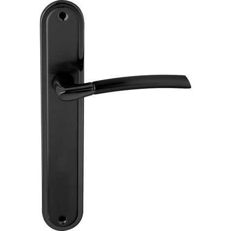 Türgriff Blind Drückergarnitur Schwarz Türdrückergarnitur PRESTO BLACK (1/5)