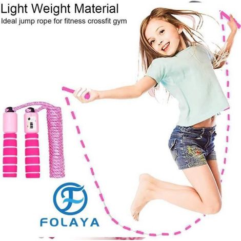 Corde à Sauter pour Enfant Crossfit, Fitness, Boxe, MMA, Adulte, Homme, Femme, Gym Brûler des Calories, (1/4)