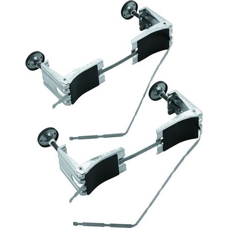Grohe Essence Füße für Einbau-Badewanne, Chrom, individuelle Höhenverstellung jedes Fußes, 2 Stück (1/4)