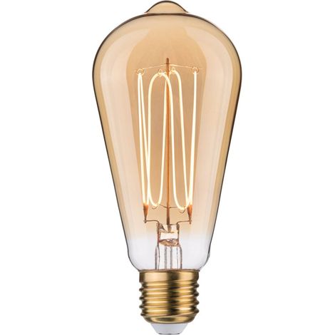 Paulmann LED-Leuchtmittel Rustic Shine E27 4,2 W gold warmweiß dimmbar Lampenkolben