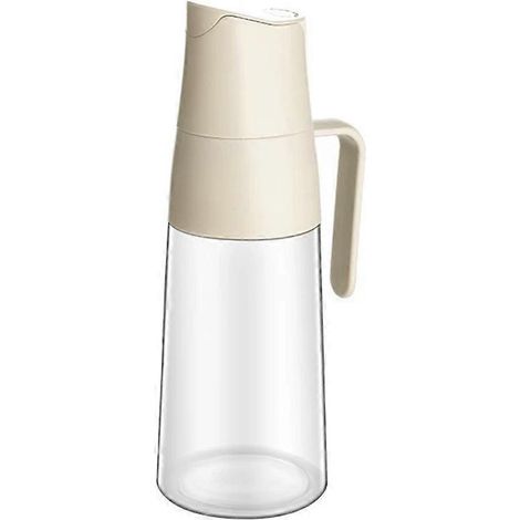 600 ml Speiseölspender mit automatischem Tropfstopp-Deckel, ideal zum Kochen und Grillen. (1/5)
