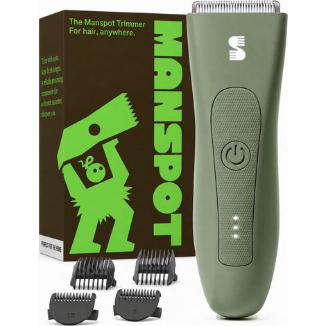 Tondeuse Corps Homme Intime avec Lame Céramique Hypoallergénique (1/5)