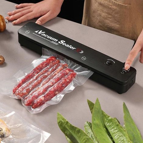 Machine de mise sous vide, machine à emballer sous vide automatique pour la conservation des aliments, système d'emballage et de scellage, format déstockage. (1/5)