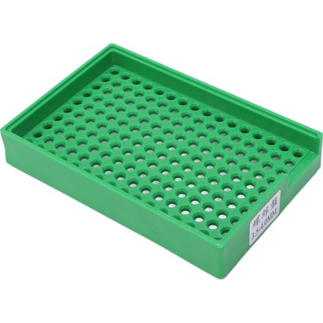 Plateau de rangement antistatique PP avec 160 alvéoles de 3,5 à 4,0 mm pour vis et pièces d'atelier (1/5)