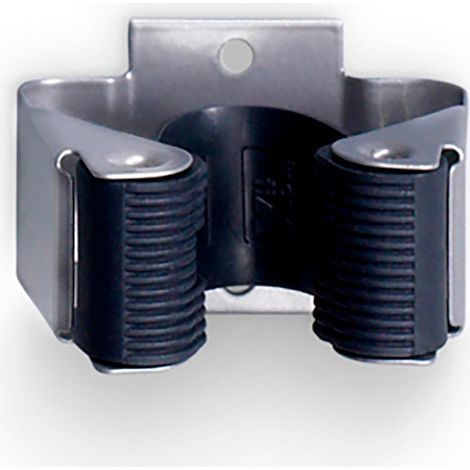 Porta scopa adesivo cromato opaco 2055-7-000 Blister 2 unità INOFIX (1/2)