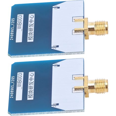2 Stück Antennenpositionierungsmodulplatine mit SMA-Buchse UWB003 3,3 GHz–9,9 GHz 50 Ω (1/5)