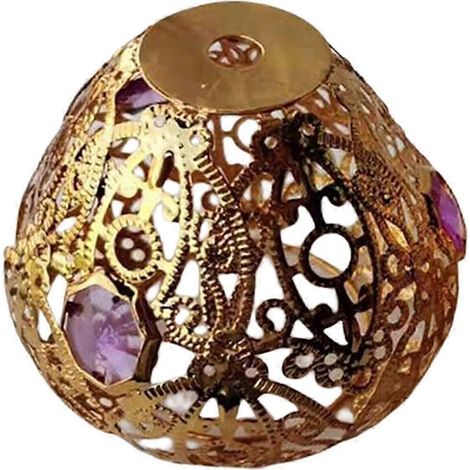 Suspension en fer forgé, accessoire de protection pour lampe de plafond et décoration de chambre