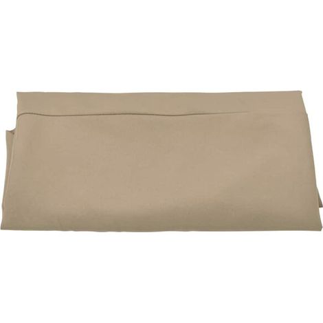 Parasol déporté taupe 300 cm – Grand ombrage sans mât central pour terrasse, jardin et extérieur, protection UV (1/5)
