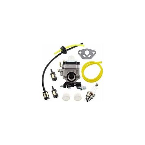 Kit de carburateur pour débroussailleuse AL-KO – Modèles BC410, BC4535, BC4125 – Tuyau et filtre à essence inclus – Fonctionnement optimal