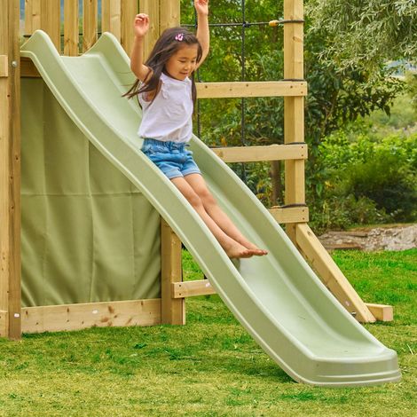Toboggan de jeu bleu - DUOKON - 175x38x23 cm - Pour enfants de 3 ans et