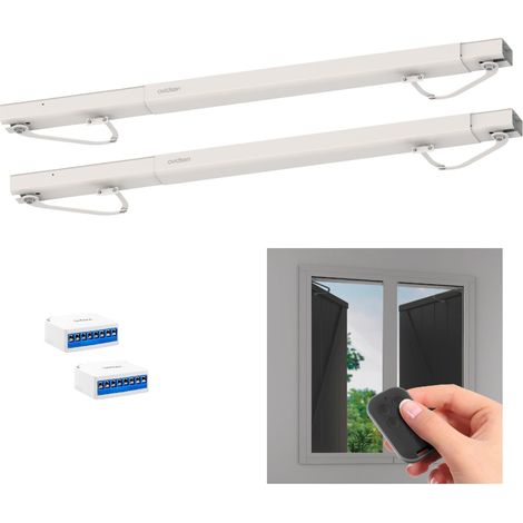Lot de 2 motorisations connectées pour volet battant Avidsen Home Open W (1/5)