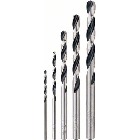 HSS-Spiralbohrer-Set PointTeQ, 5-tlg., 2-6 mm