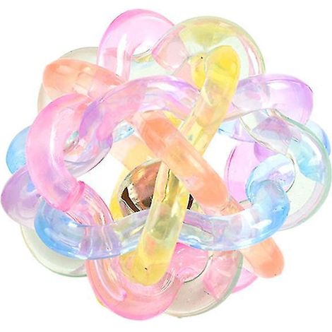 1 balle en plastique avec clochette