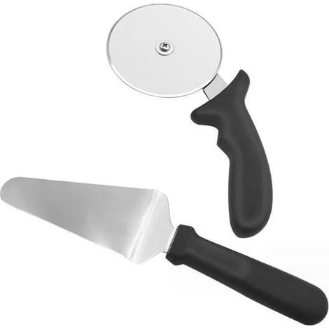 Pelle gteaupelle gteau en acier inoxydablecoupe de roulette de pizzaoutil de cuissonpour PELLE (1/4)