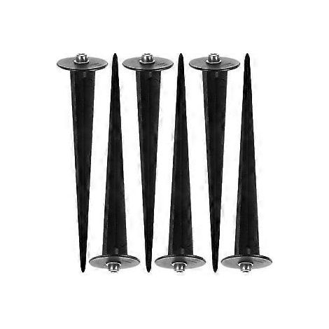 Stück Metall-Ersatzspieße für Solarleuchten, Wegeleuchten, Gartenleuchten (1/2)