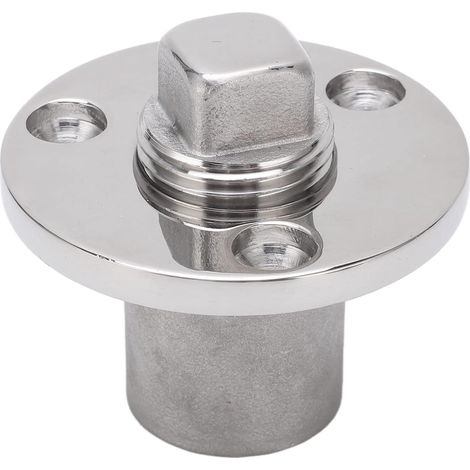 DOLASO 50 mm Armaturenbrett-Ablassstopfen, Kupfer-Schraubwasserstopfen, Bootsrumpf-Schraubenloch-Ornament für Sportboote (1/5)