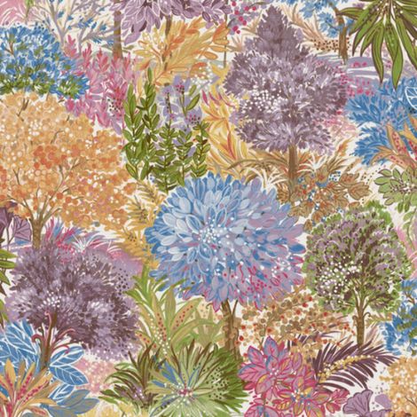 Grandeco Blossom Tree Multi Wallpaper Vibrant Botanical Paste The Wall Vinyl (1/4)