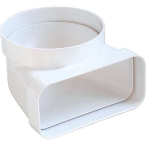 CURVA VERTICALE 100/120X60MM BIANCO PER CANALIZZATA