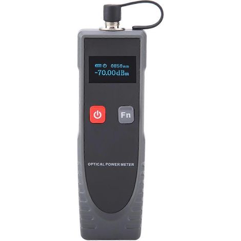 Testeur de câbles réseau portable numérique WT65 avec écran LCD et wattmètre optique