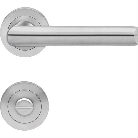 KARCHER DESIGN Drückergarnitur ER55 - Paris, Bad, Edelstahl (1/4)