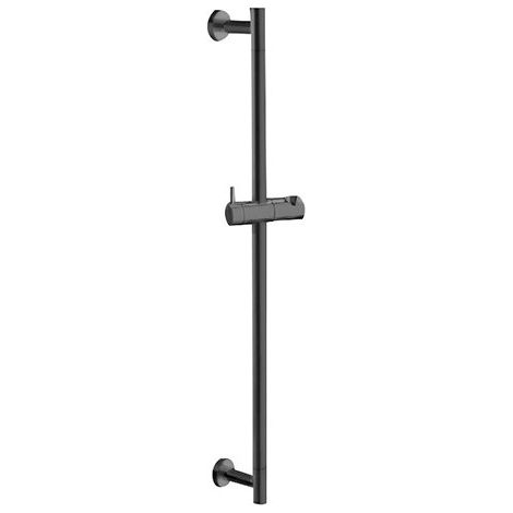 Barre De Douche Seule 60 Cm Black Mat Robinetterie HYDROTHERAPIE - CRISTINA ONDYNA PD07013 (1/2)