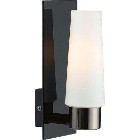 Markslojd BRASTAD - Applique de salle de bain à 1 lumière noire IP44, E14 (1/3)
