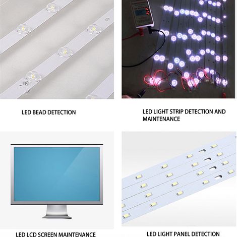 Testeur de LED à détection précise, testeur de rétroéclairage LED, voltmètre CC pour lampe d'affichage TV, prise UE 85 V-265 V (1/5)