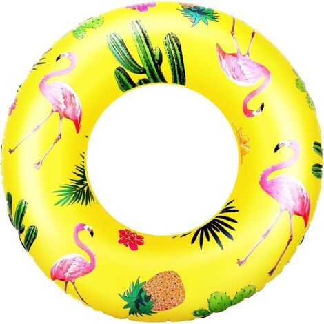 Bouée gonflable pour piscine, bouée de natation en forme de flamant rose, bouée gonflable F (1/4)