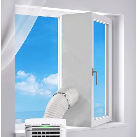 Joint de Fenêtre pour Climatiseurs Mobile, Calfeutrage pour Fenêtres pour Climatiseur Mobile, Kit Calfeutrage Climatiseur, 500CM, Compatible avec les Joints de Fenêtre des Flimatiseurs (1/5)