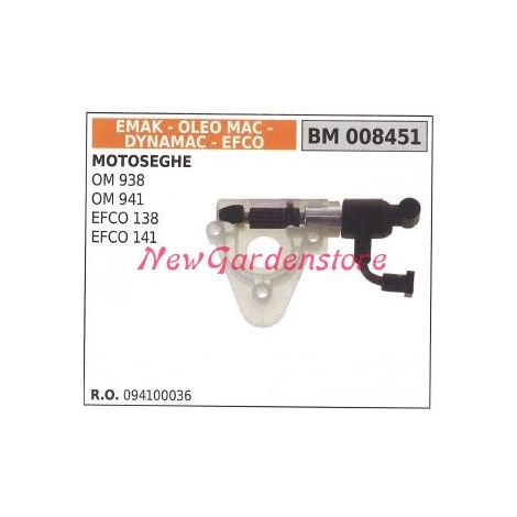 Pompa olio EMAK motore motosega OM 938 941 EFCO 138 141 008451