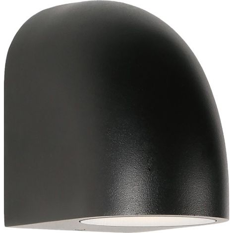 Applique murale exterieure gu10 aluminium et verre ip65 noir - mantra - baldy 225301261 225301261 225301261 225301261 (1/3)