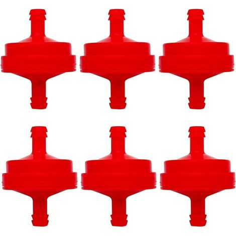 6 pièces, filtre à carburant, pour moteurs sans pompe à carburant, filtre à carburant de remplacement pour Briggs Stratton 298090S (1/4)