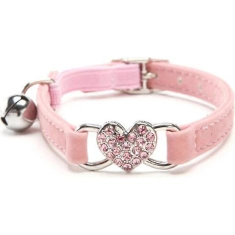 Collier de sécurité pour chat avec sangle élastique, collier pour chaton et petit chien avec grelot