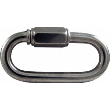 FPLUS eslabon rapido c/virola 8mm. , Diámetro 8 mm. Acero galvanizado. Con virola.