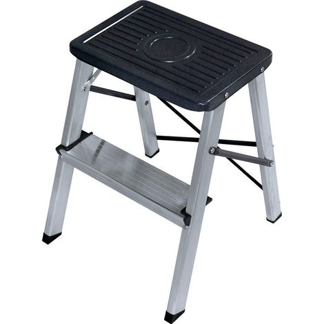 Tabouret Aluminium 2 Marches Léger, Robuste, Conforme En 14183 - Edm (1/3)