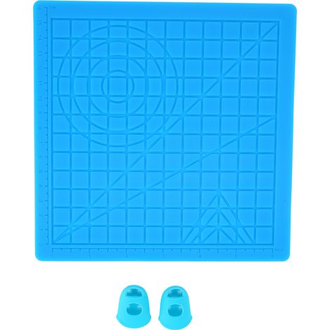 Weiche und strapazierfähige Silikon-3D-Modelliermatte mit Fingerkappen (1/5)