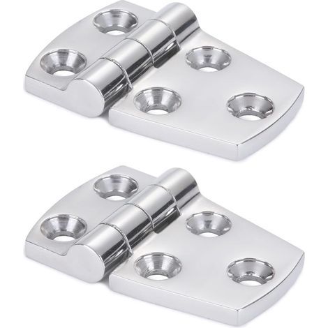 Hardware Support Door Hinge Heavy Duty Steel Boat Hinge Cabinet Platform Stainless Steel Hinge (1/5)