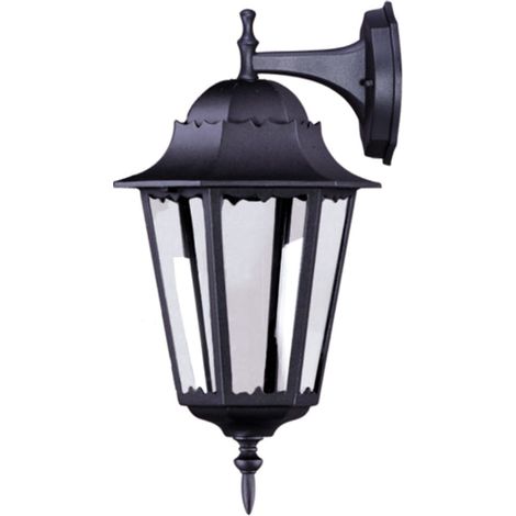 Applique esterno LOZANA K-5006A Down Kaja nero IP44 E27 (1/5)