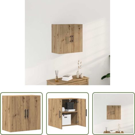Holzschrank - Wandschrank Artisan-Eiche 60 x 31,5 x 60 cm Holzwerkstoff (1/5)