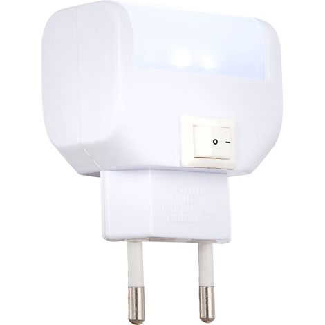 Ideales LED Nachtlicht CHASER Orientierungsleuchte mit Schalter für Steckdose (1/4)