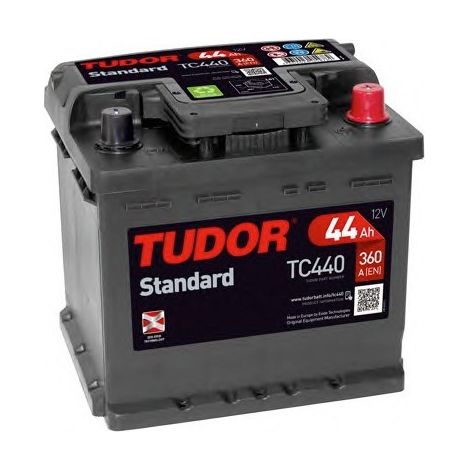 BATERIA TUDOR 44AH 360 ARRANQUE TC440