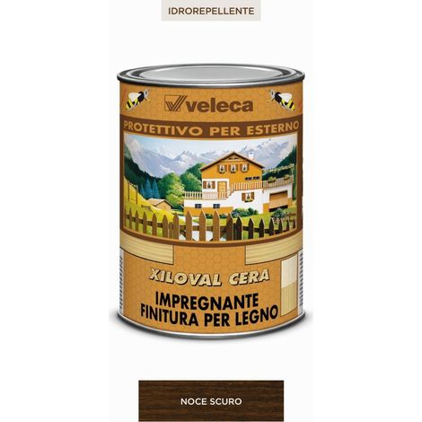 Xiloval cera noce scuro litri 1 veleca - veleca (1/2)