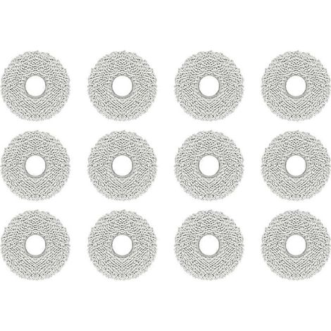 Accessoires pour aspirateur robot Ecovacs X5 PRO OMNI / X5 OMNI : lingettes de rechange (12 pièces) (1/5)