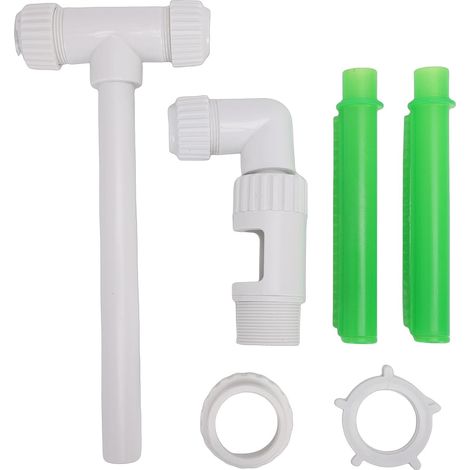 Haofy Fontaine de Piscine à Double Jet en PVC Fluorescent, Cascade D'arrosage au Design Doux pour Piscine Hors Sol et Spa enterré. (1/5)