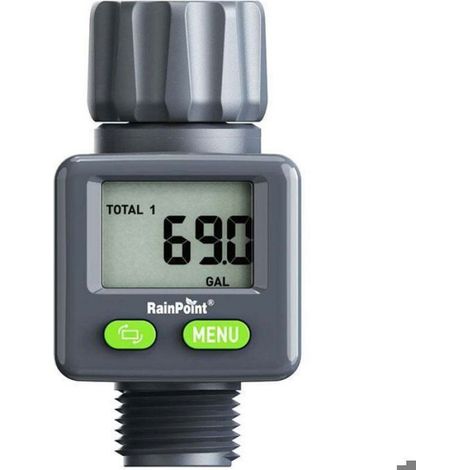 Compteur d'eau pratique RAINPOINT, minuterie d'arrosage, minuterie d'arrosage avec affichage LED Femeo (1/3)