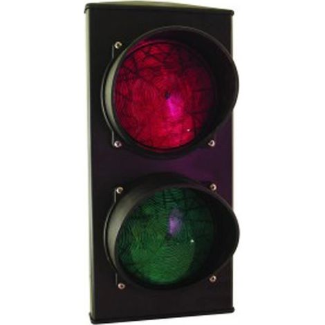 Feu de signalisation bicolore rouge/vert 230v
