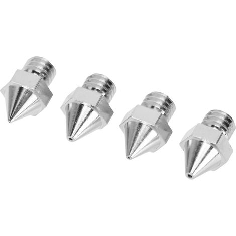 Lot de 4 buses d'imprimante 3D pour Raise3D N Pro2 Pro3 E2 série en alliage haute dureté 0,2mm 0,4mm 0,6mm 0,8mm (1/5)